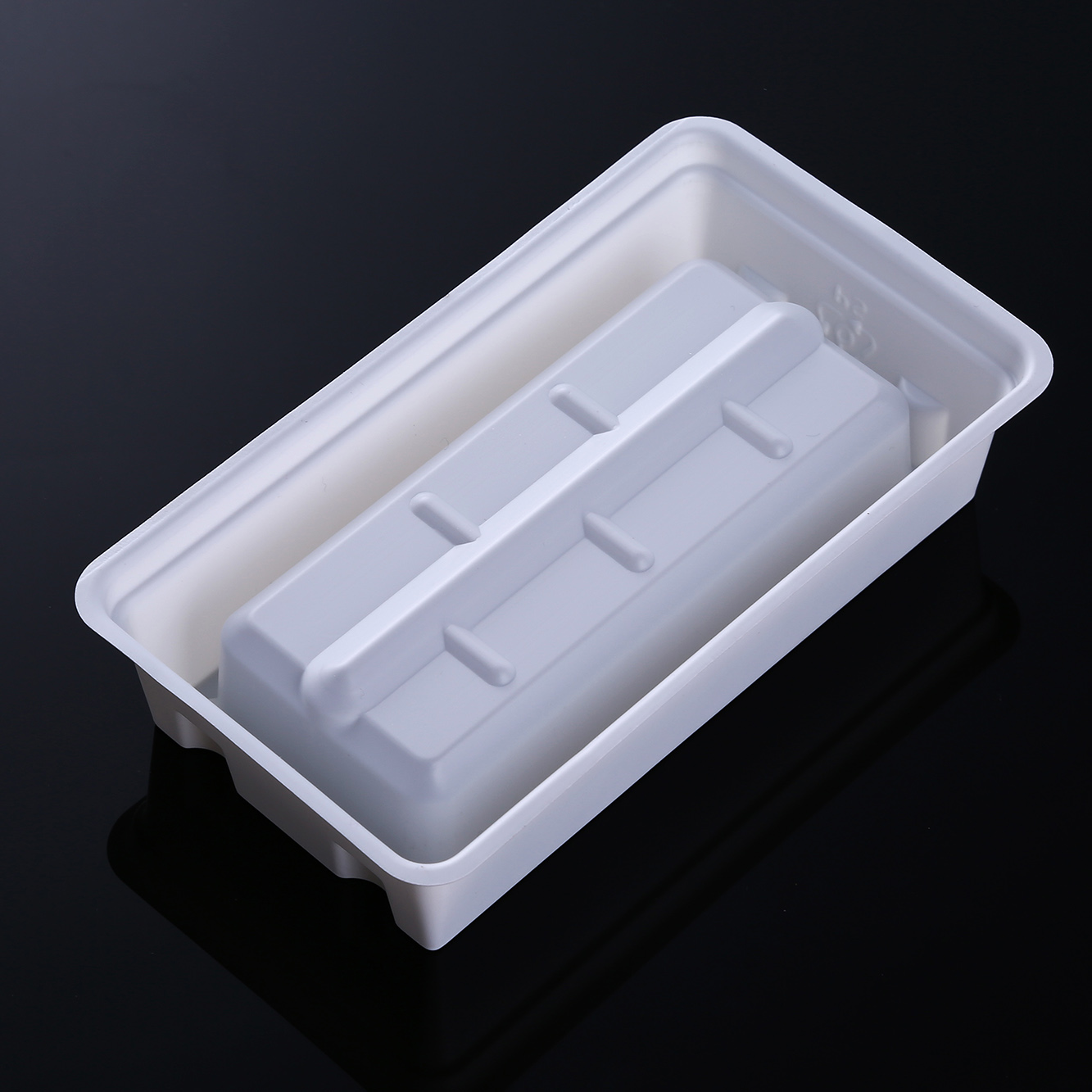 Bes Sell Sterile PS Solution Basins 100ml White Colors Reagent Reservoirs 100ml