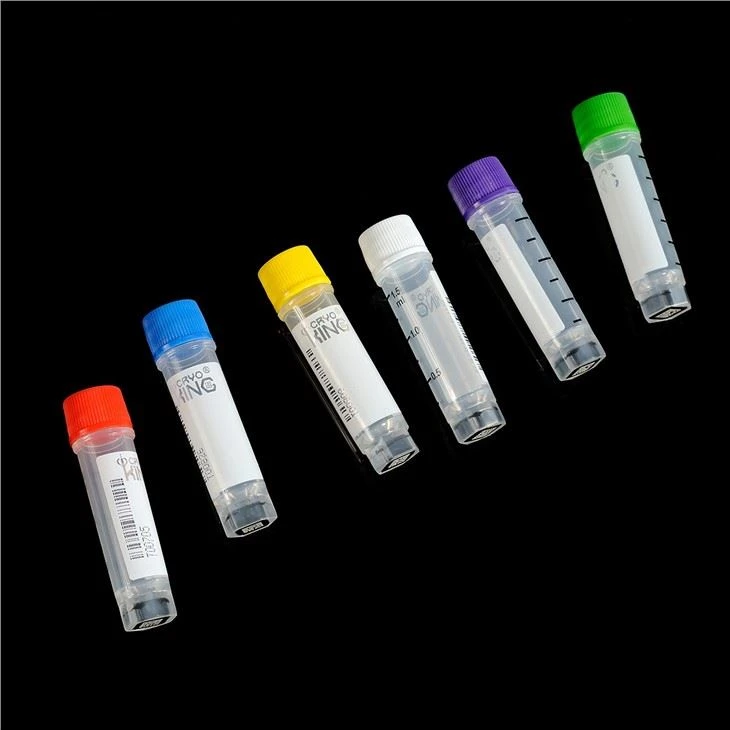 0.5ml, 1.0ml, 1.5ml, 2.0ml Cryogenic Vials-Multi Barcodes CryoKING