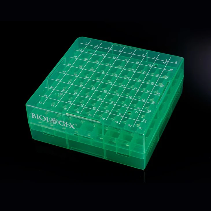 Plastic Cryobox 81 Well PC PP Freezing Tube Cryogenic Storage
