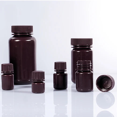 Бутылки для реагентов-коричневого цвета-HDPE,PP