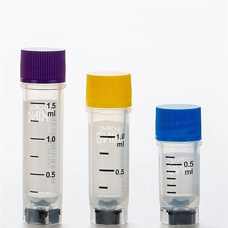 0.5ml, 1.0ml, 1.5ml, 2.0ml, 5.0ml Cryogenic Vials With Multi Barcodes